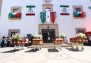 Rinden homenaje a policías masacrados en Calera; autoridad estatal no asiste
