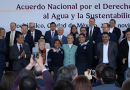 Firman acuerdo por el derecho humano al agua y la sustentabilidad