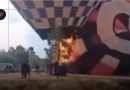 Globo aerostático se incendia y deja un muerto en Zacatecas