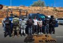 Detienen a dos con armas, explosivos y droga en Zacatecas