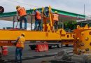 Viaducto Elevado: retiran maquinaria, pero persiste el riesgo en la zona